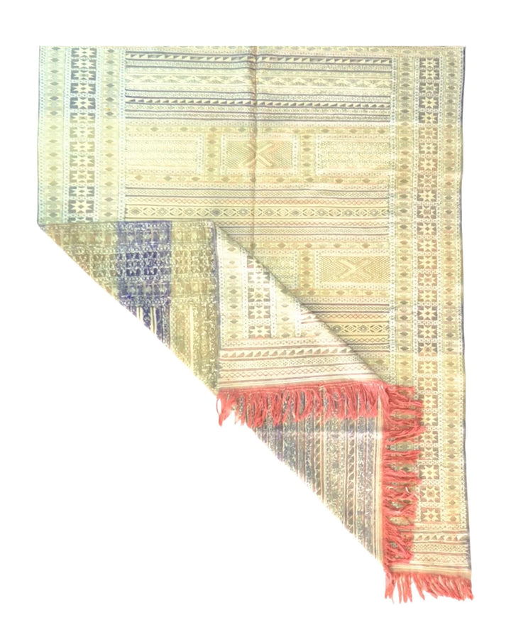 Elegant Multicolor Moroccan Tifelt Rug – Les Nomades De Marrakech